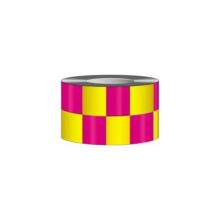 Accuform MARKING TAPE CHECKERBOARD PATTERN 3 in PTM784MGYL PTM784MGYL